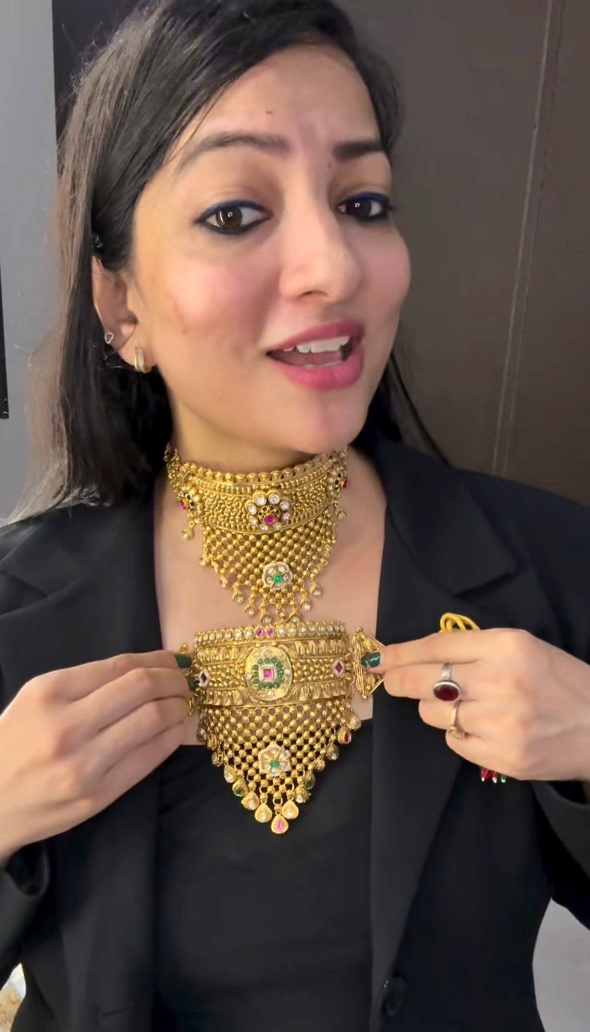 Gold Choker Set