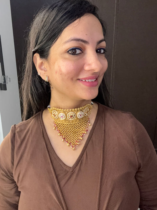 Gold Choker Set