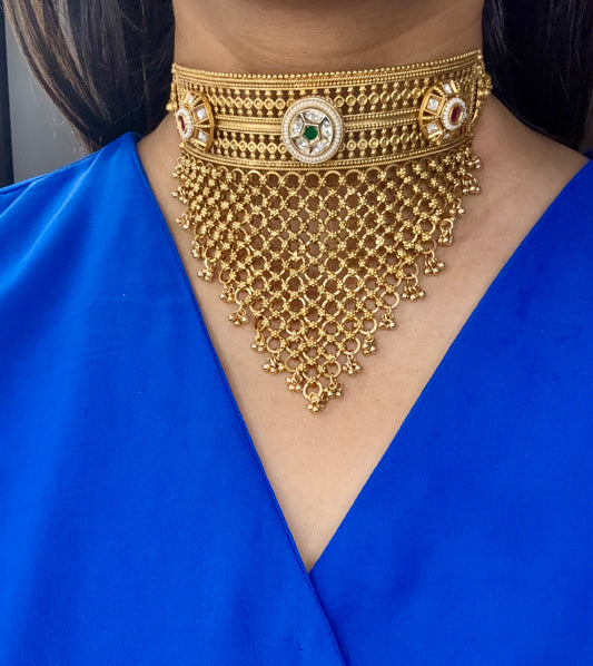 Gold Choker Set