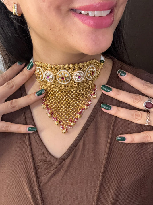 Gold Choker Set